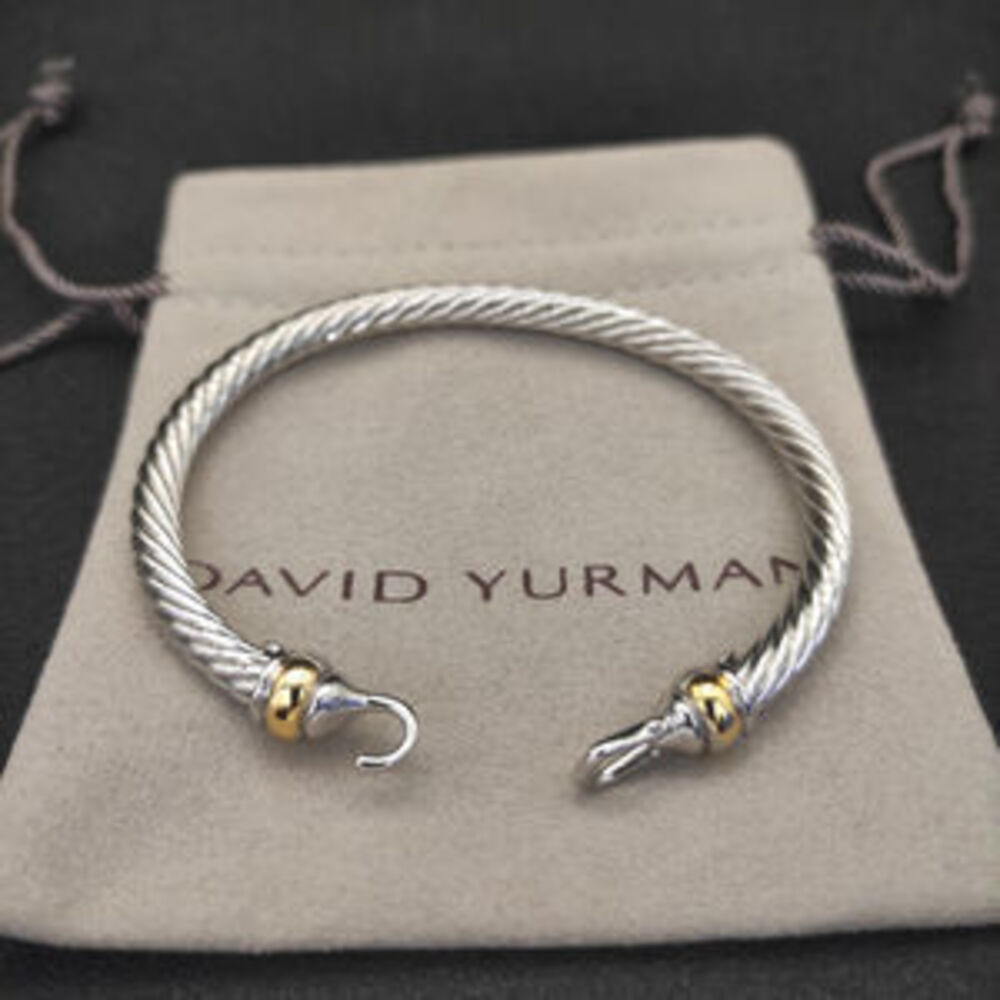 David Yurman 5mm two-tone hook bracelet